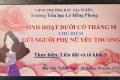 Chương trình sinh hoạt dưới cờ tháng 10 với chủ đề: “Gửi người phụ nữ yêu thương” của trường Tiểu học Lê Hồng Phong, phường Bắc Gia Nghĩa, tỉnh Lâm Đồng