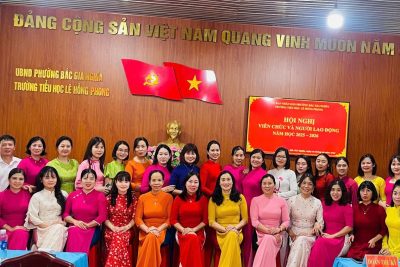 Hội nghị viên chức – người lao động trường Tiểu học Lê Hồng Phong, phường Bắc Gia Nghĩa, tỉnh Lâm Đồng