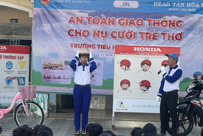 Ngoại khoá An toàn giao thông cho nụ cười trẻ thơ