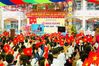 Lễ Khai giảng năm học 2025-2026 trường Tiểu học Lê Hồng Phong, phường Bắc Gia Nghĩa, tỉnh Lâm Đồng