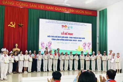 Liên đội trường Tiểu học Lê Hồng Phong, phường Bắc Gia Nghĩa tham gia Hội thi chỉ huy đội giỏi – Phụ trách sao giỏi năm học 2025 – 2026 tỉnh Lâm Đồng
