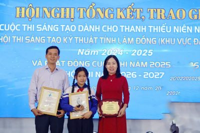 Kết quả Cuộc thi sáng tạo cấp tỉnh năm 2024-2025