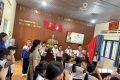 Lễ kết nạp đội viên Đội TNTP Hồ Chí Minh trường Tiểu học Lê Hồng Phong, phường Bắc Gia Nghĩa, tỉnh Lâm Đồng