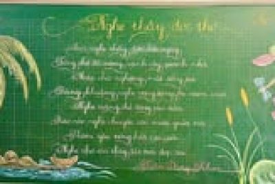 Hội thi Viết chữ đẹp cấp trường dành cho giáo viên và học sinh năm học 2025-2026 trường Tiểu học Lê Hồng Phong, phường Bắc Gia Nghĩa, tỉnh Lâm Đồng